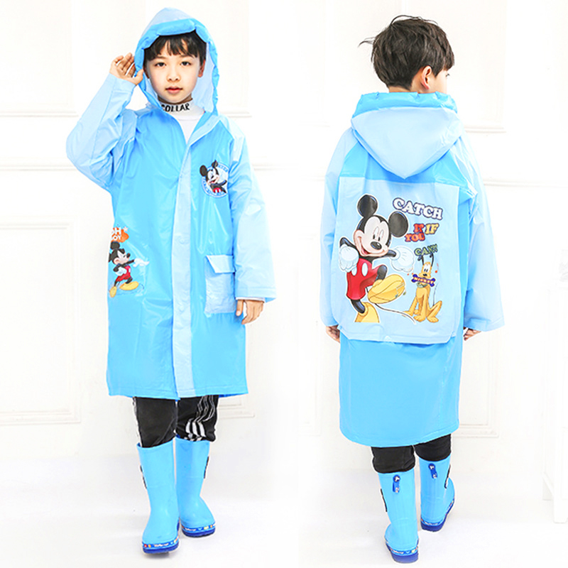 Áo mưa trẻ em Áo mưa cho bé hoạt hình Elsa & Peppa đáng yêu cho bé 4-10 tuổi Baby-S – SAM004