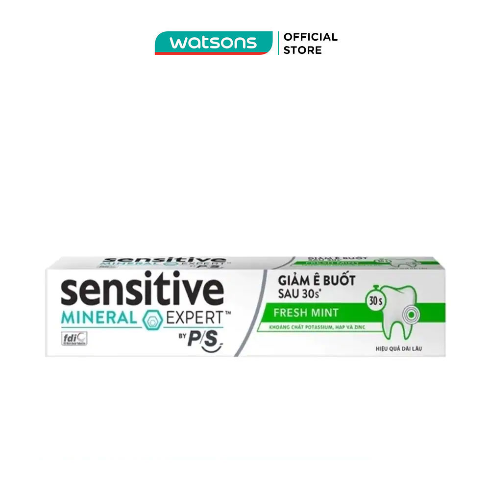 Kem đánh răng p/s sensitive mineral expert bạc hà thơm mát 100g