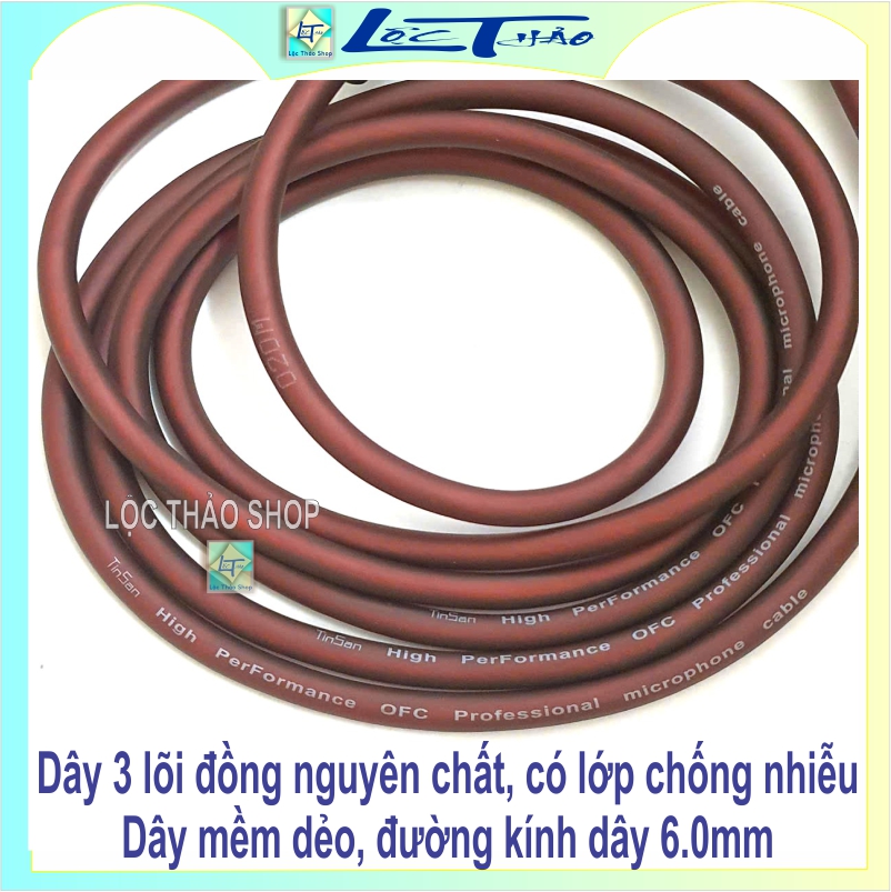 Dây Canon Đực Cái dài 1M 2M 3M 5M 10M (Dây Jack Canon, Dây tín hiệu 2 đầu Canon, Microphone Cable XLR Canon)