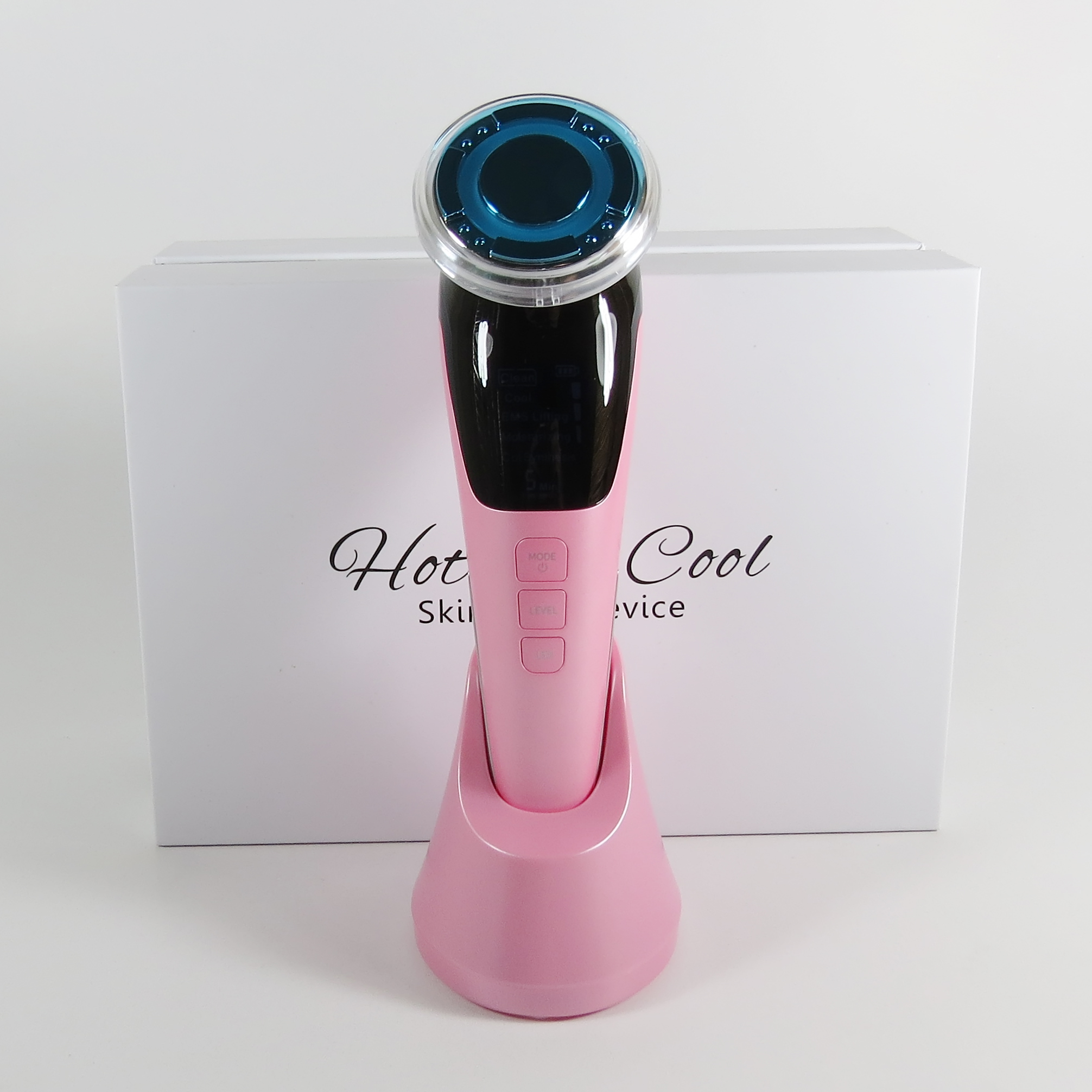 Machine push essence, hammer hot cold electric portable multi-function facial care d818-thế new generation 2021