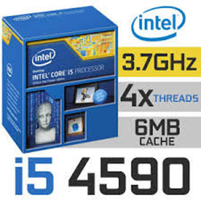CPU Intel Core i5 4590 (3.70GHz, 6M, 4 Cores 4 Threads) - Đã Qua Sử Dụng, Không Kèm Fan