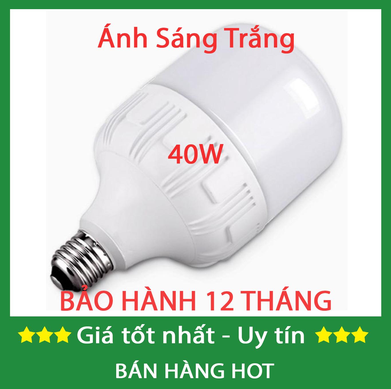 [Hàng bán chạy giá sĩ] Bộ 1 bóng đèn led 40w (ánh sáng trắng / ánh sáng vàng)