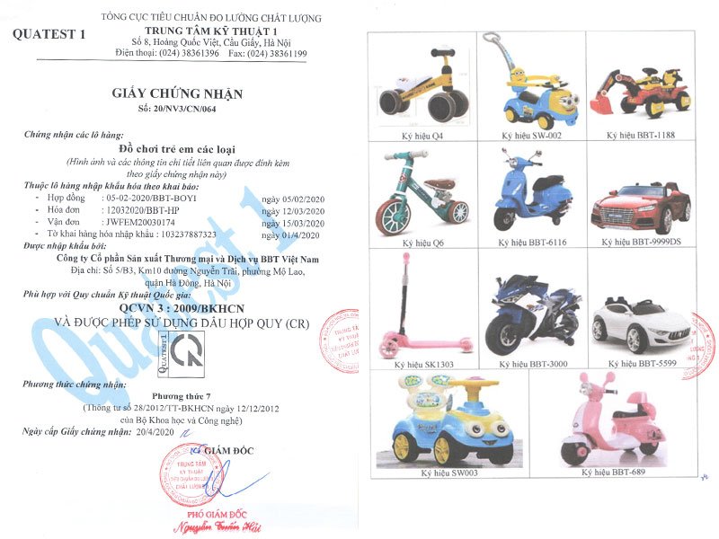 Xe chòi chân cho bé khung kim loại Q4