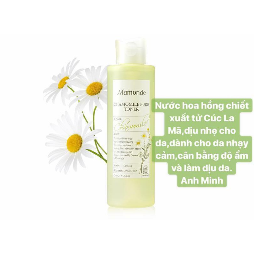 Nước Hoa Hồng Toner Mamonde 250Ml