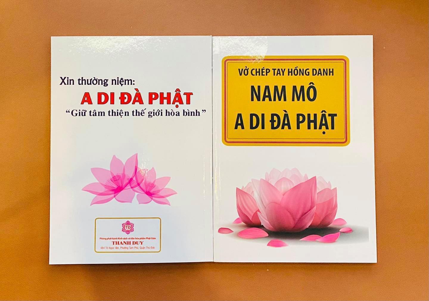 Vở Chép Hồng Danh Nam Mô A Di Đà Phật
