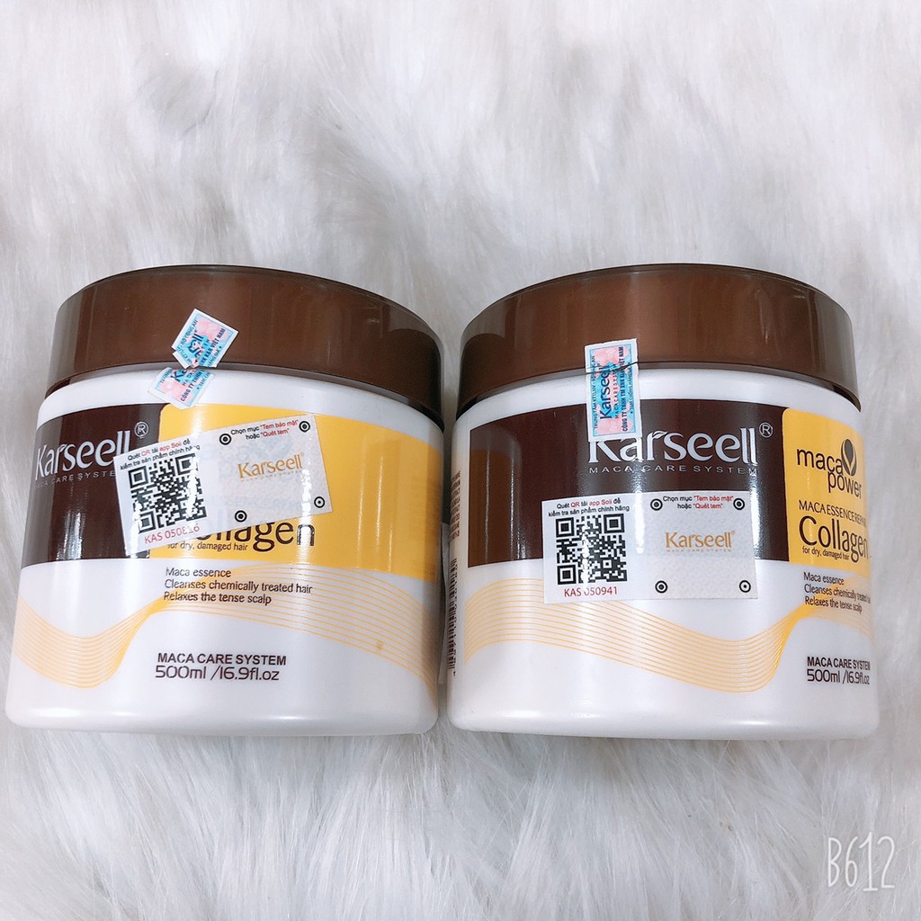 [HCM]Hấp Dầu Collagen Karseell Maca Phục Hồi 500Ml
