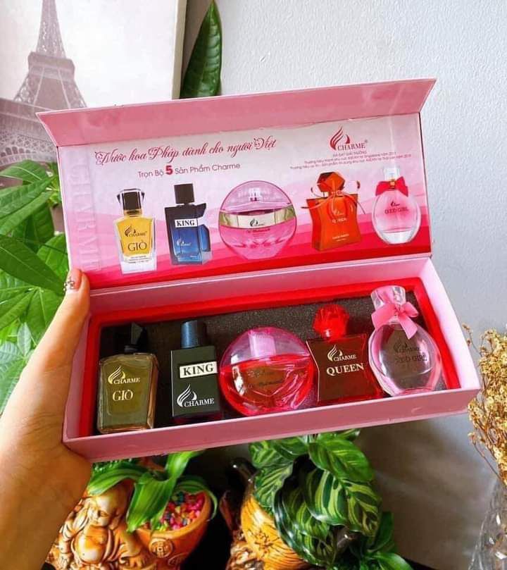 Sét nước hoa mini 5 mùi