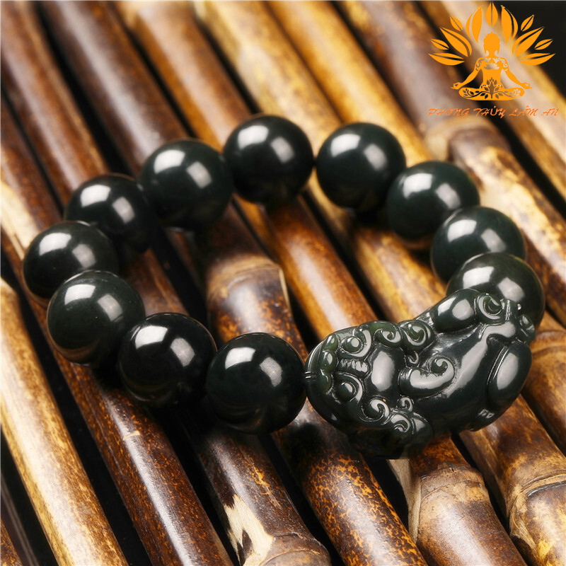[Premium goods] jade bangle natural lucky fortune condition jade bangle bracelet with high quality box