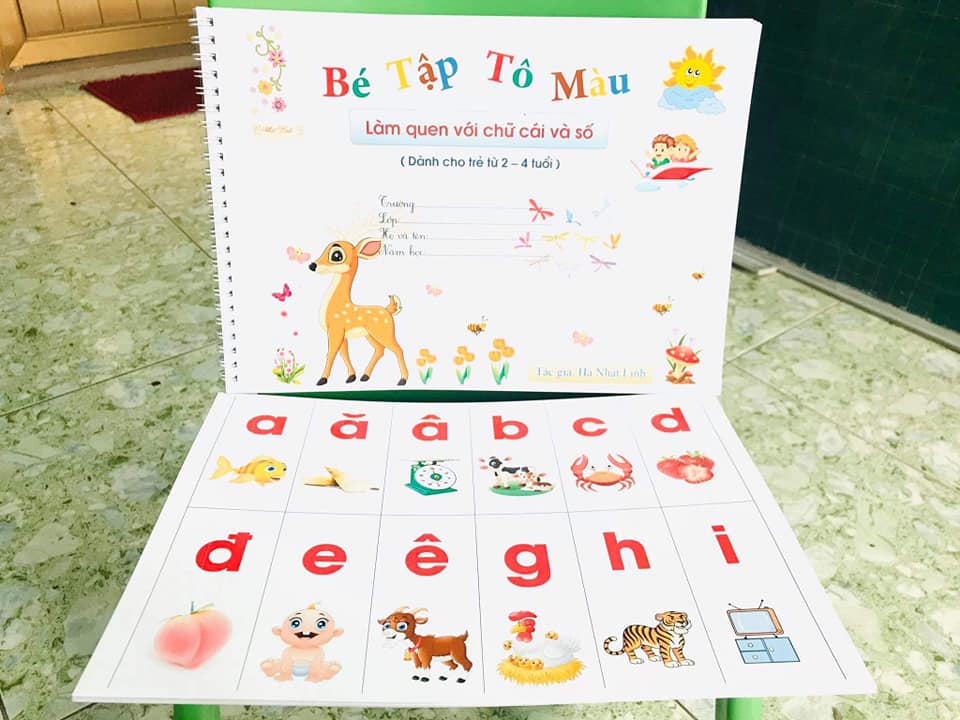 VỞ BÉ TẬP TÔ MÀU