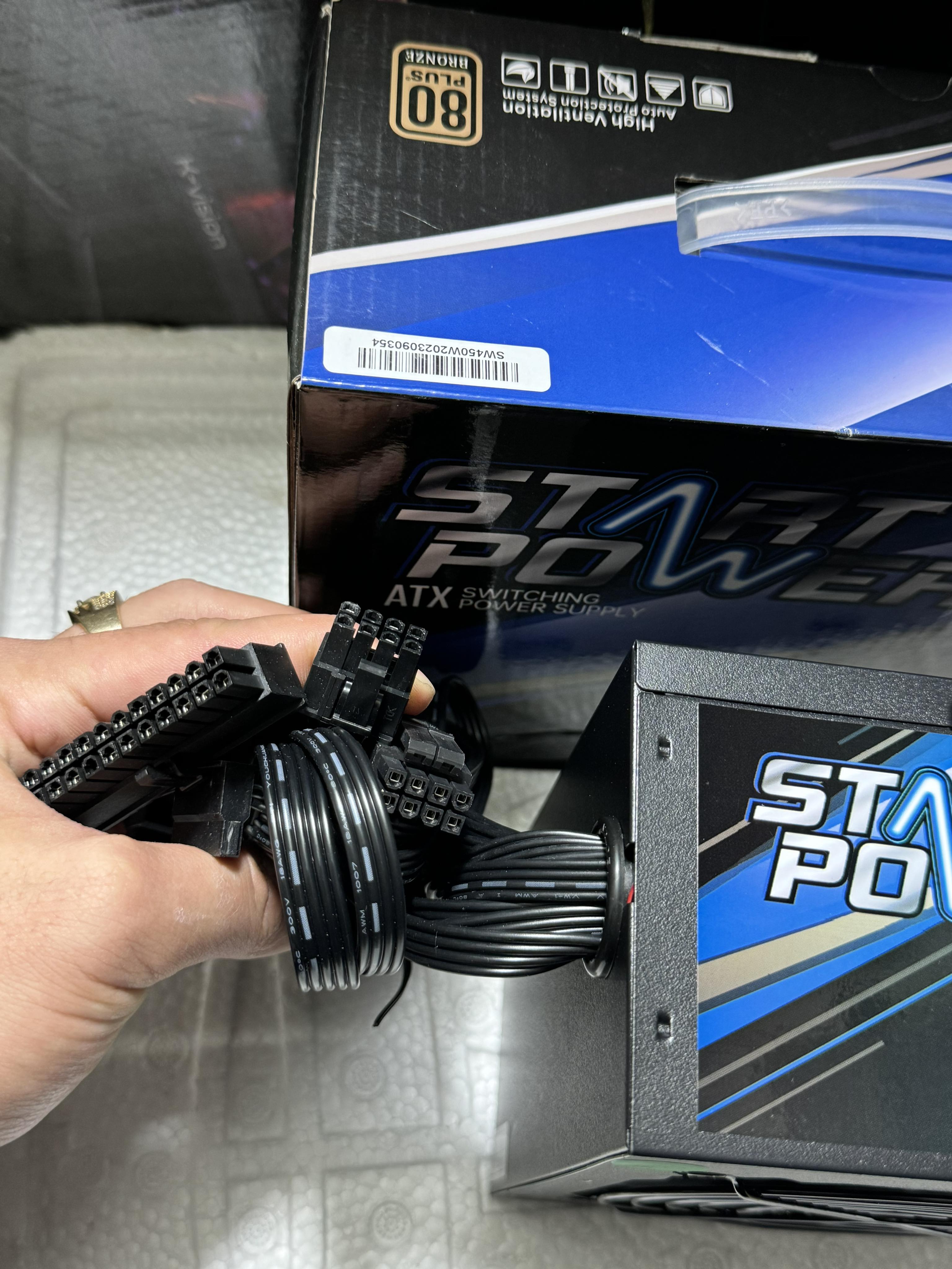 Nguồn Gaming 80plus Start Power 450w BH 36 tháng