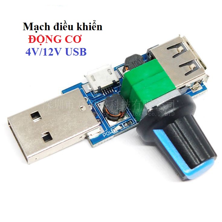 Điều tốc động cơ DC 4V-12V - 5w