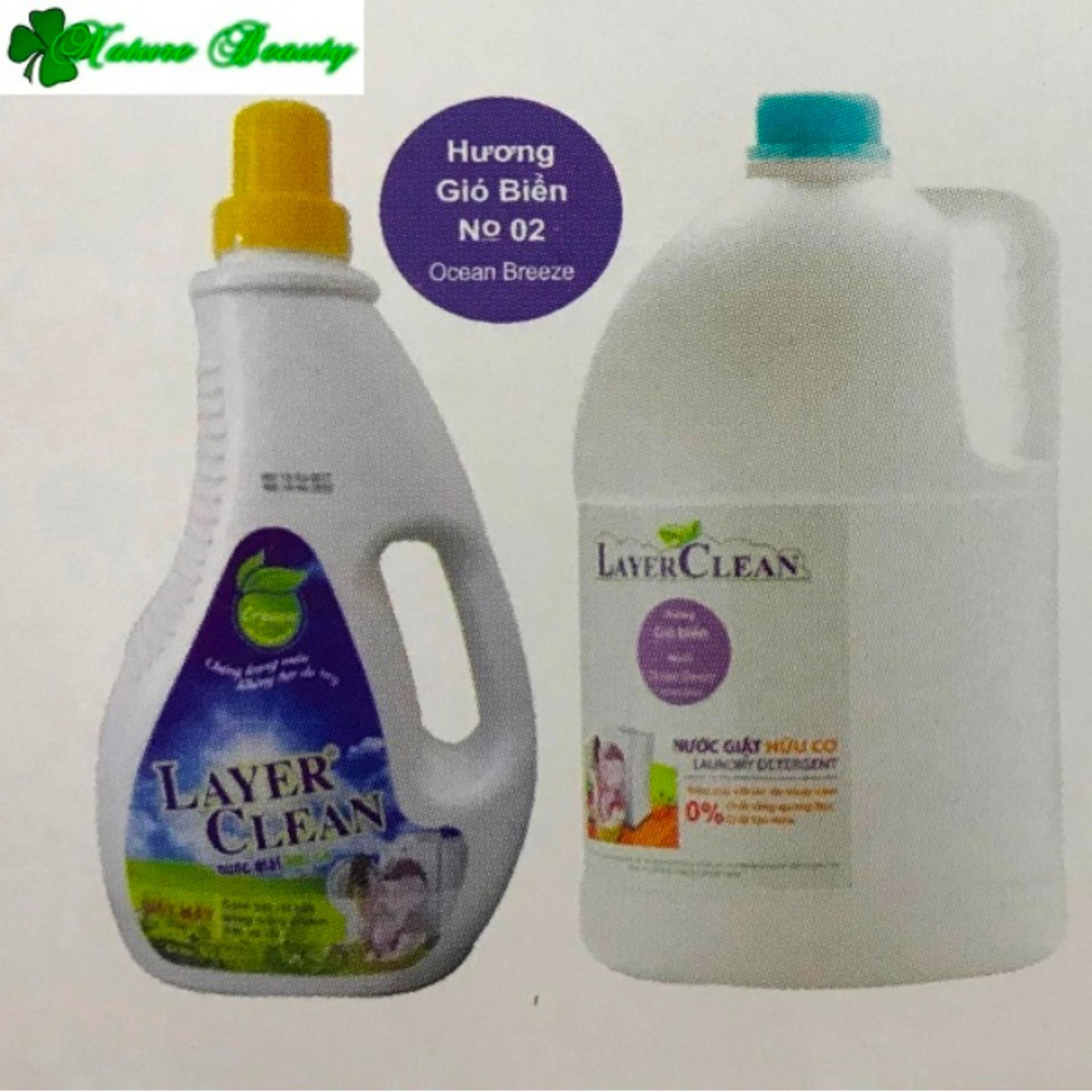 Nước giặt hữu cơ Layer Clean hương gió biển 5L