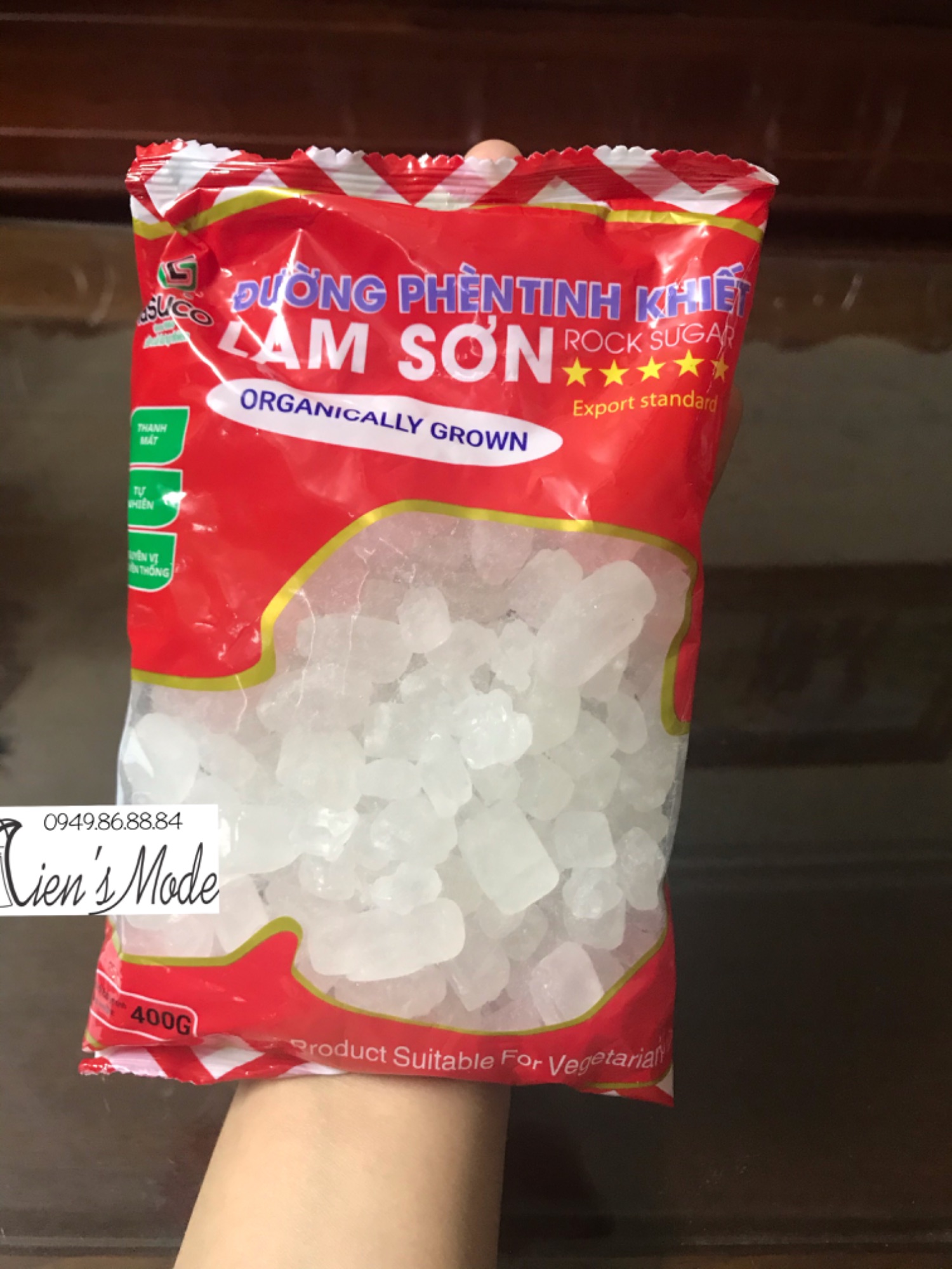 500gr Đường phèn viên đều ngọt