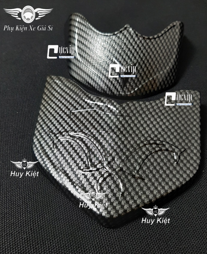 Ốp Mỏ Và Đuôi Dè Trước Sau Xe Vision 2014 - 2020 Carbon MS3450