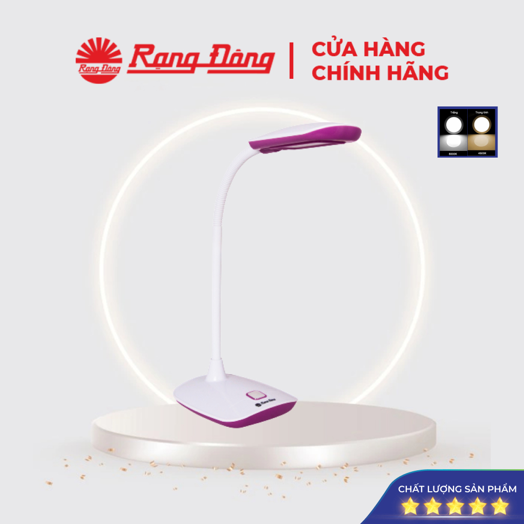 Đèn bàn LED Rạng Đông 5W, Đèn học để bàn, Đèn chống cận, Đèn học Rạng Đông (RD-RL-16)