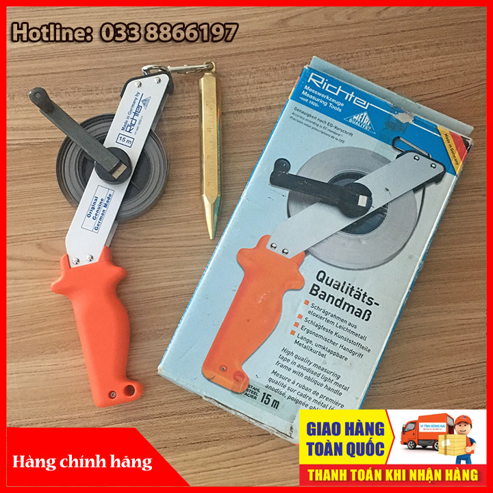 Thước đo bồn xăng dầu cao cấp Đức Richter 15 m