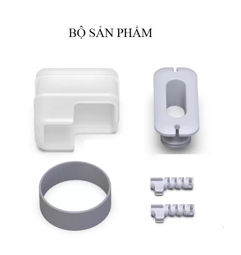 Ốp bọc bảo vệ sạc Macbook đa năng 3 trong 1
