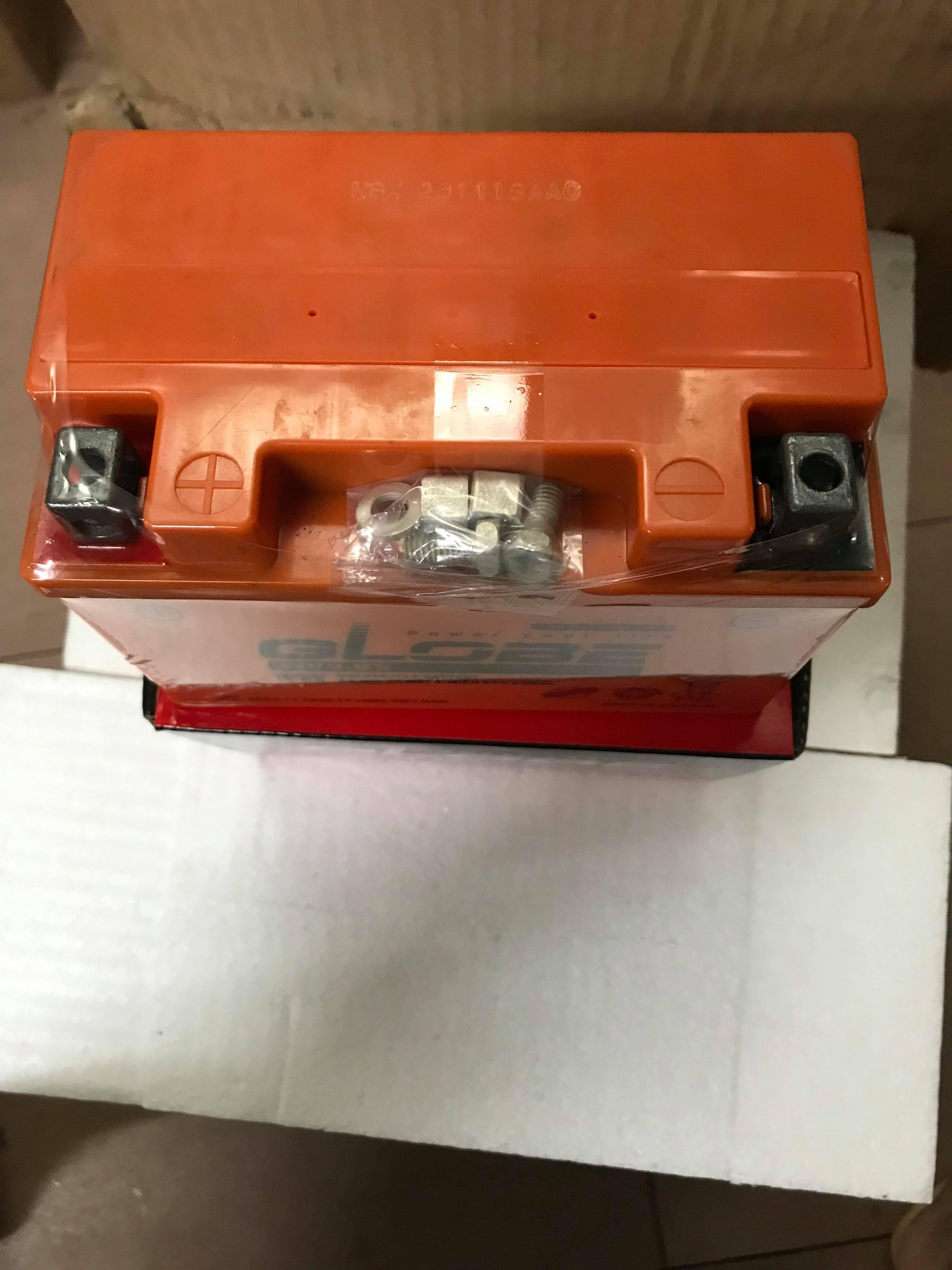 Ắc quy Globe  12v 9ah cho xe máy Spacy ,