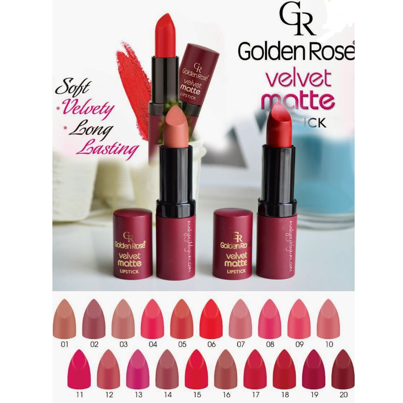 [HCM]SON LÌ GOLDEN ROSE MATTE THỔ NHĨ KỲ