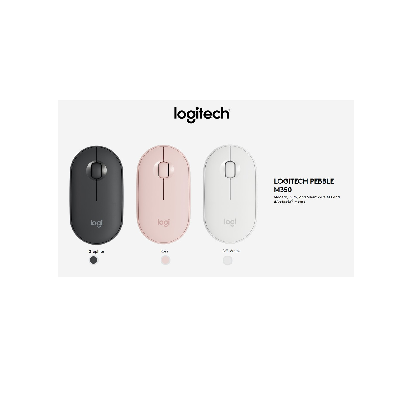 Chuột không dây logitech M350 - hàng chính hãng