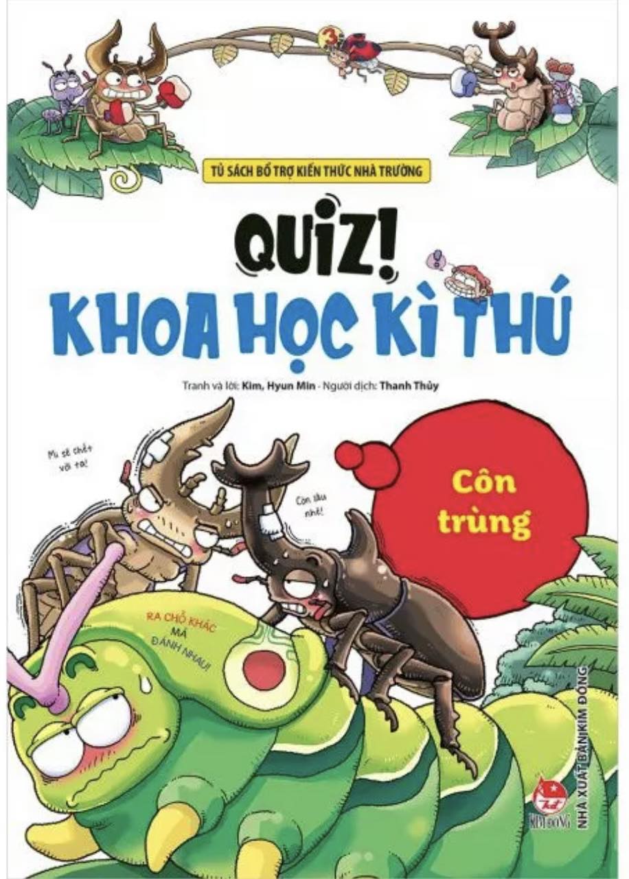 Sách - quiz! khoa học kì thú - lẻ tùy chọn - côn trùng