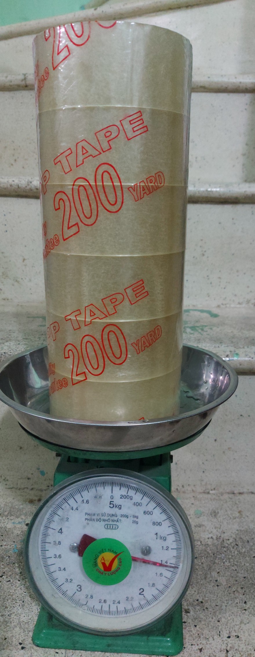 6 Cuộn băng keo trong 200 yard