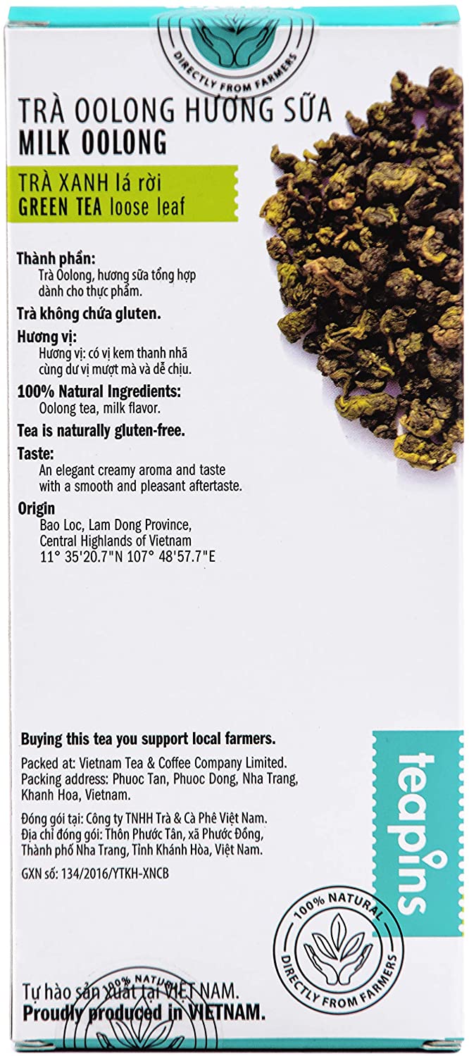 Farmer's Tea - Trà Oolong Hương Sữa (Farmer's Tea Milk Oolong)