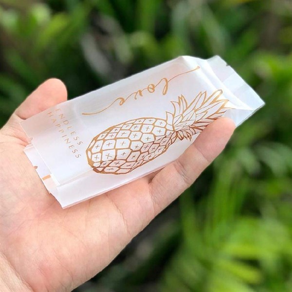 Túi đựng bánh quy quả dứa set 100 cái
