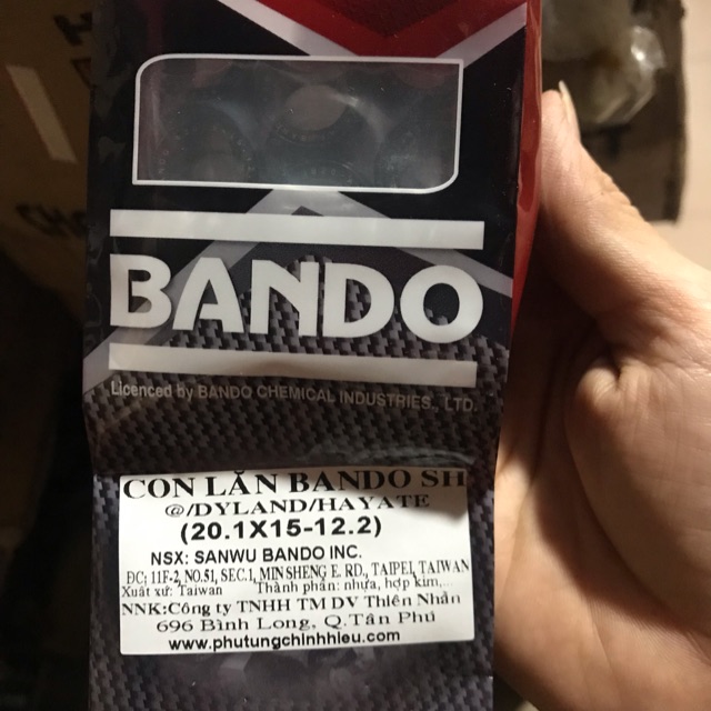 Bộ bi nồi 12gr xe sh ý/ dylan/@/ps/ hayate hiệu bando