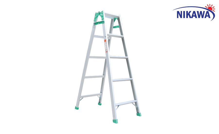 Thang Nhôm Gấp Chữ A 5 Bậc Nikawa NKY-5C 1.5m Sử Dụng Được Kiểu Duỗi Thẳng