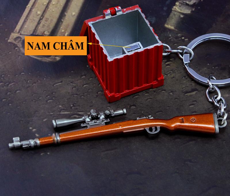 Combo Móc Khóa Hòm Thính + Kar98 PUBG