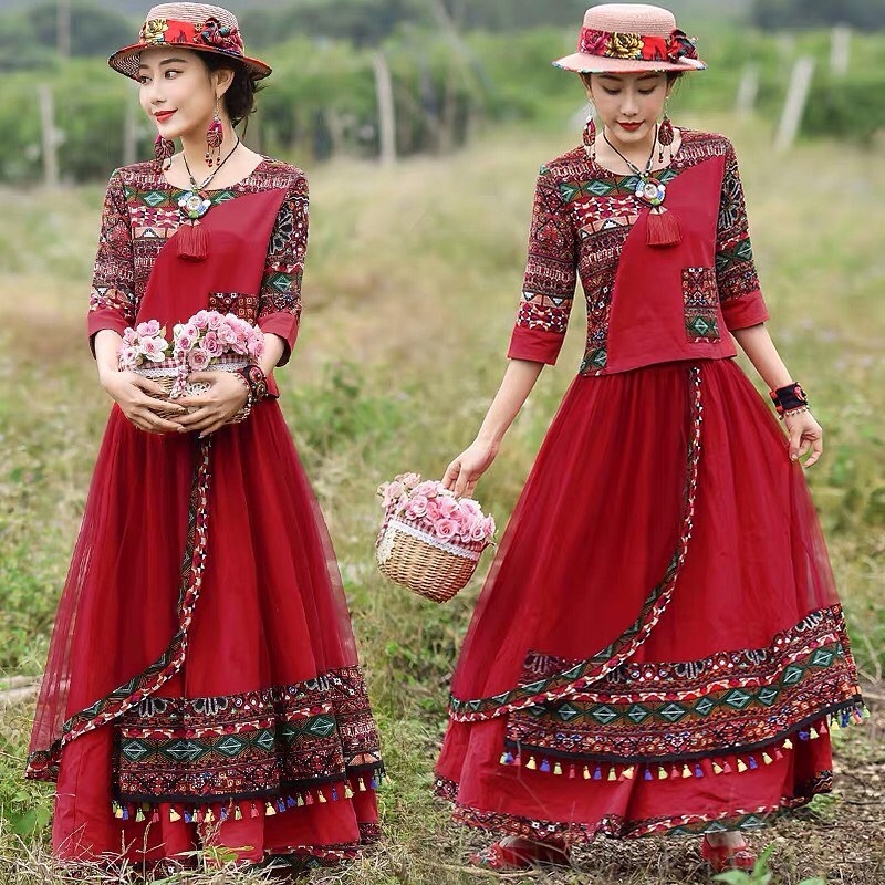 Set váy thổ cẩm