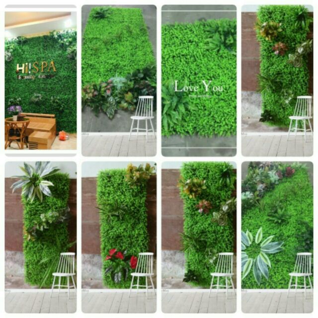 Cỏ mỹ bụi trang trí - Cây cỏ giả