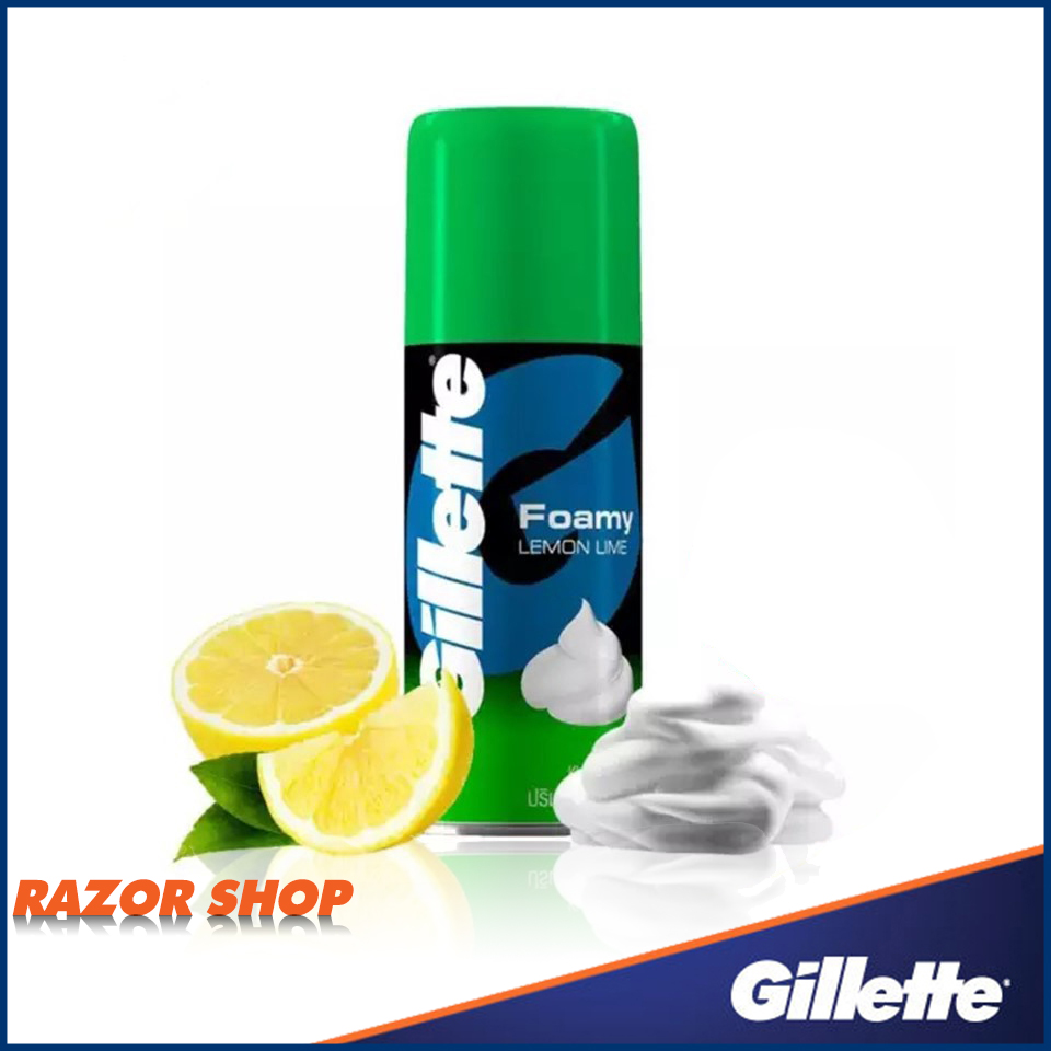 Bọt cạo râu Gillette Foamy Lemon Lime