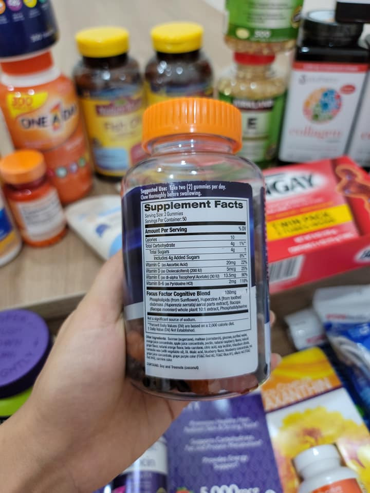 KẸO DẺO BỔ NÃO FOCUS FACTOR 100 viên