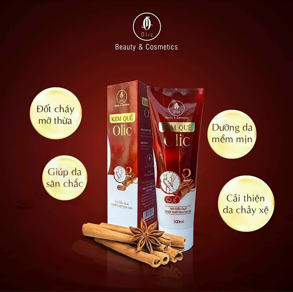[ Tặng Đai Sinh Nhiệt Giảm Mỡ & 15 Miếng Dán Tan Mỡ ] Combo 10 Chai Gel Tan Mỡ Quế Olic - Kem Tan Mỡ Bụng