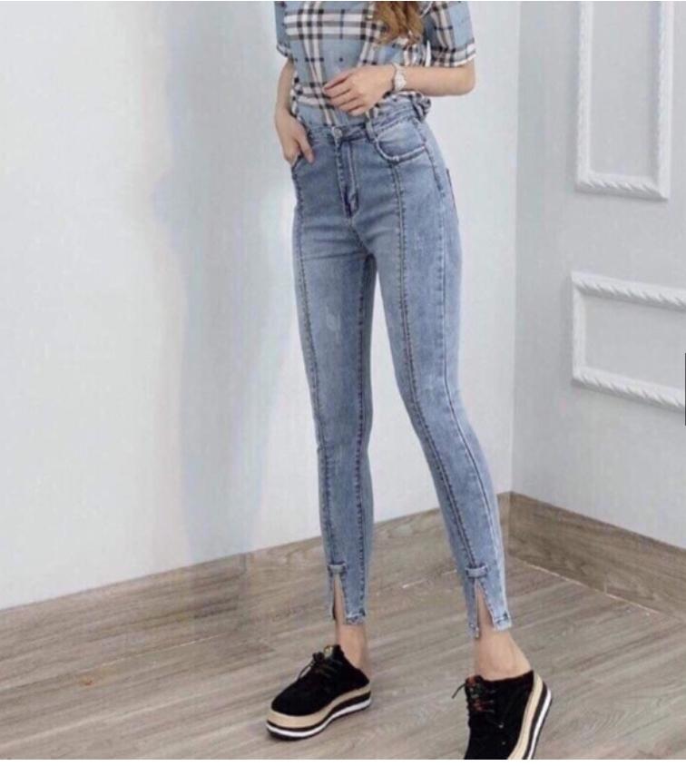 quần jean nữ lưng cao xịn xẻ giữa c.hong 1262