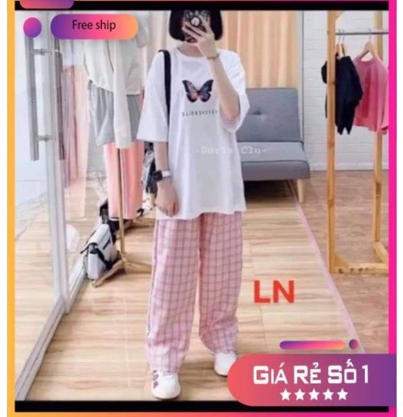 ✅SALE KHÔ MÁU ✅ Sét Áo Bướm Psy Ngắn Tay+ Quần KHồng , Sét Áo Nam Nữ, Chất Đẹp, Sét Bộ Mặc Ở Nhà B5