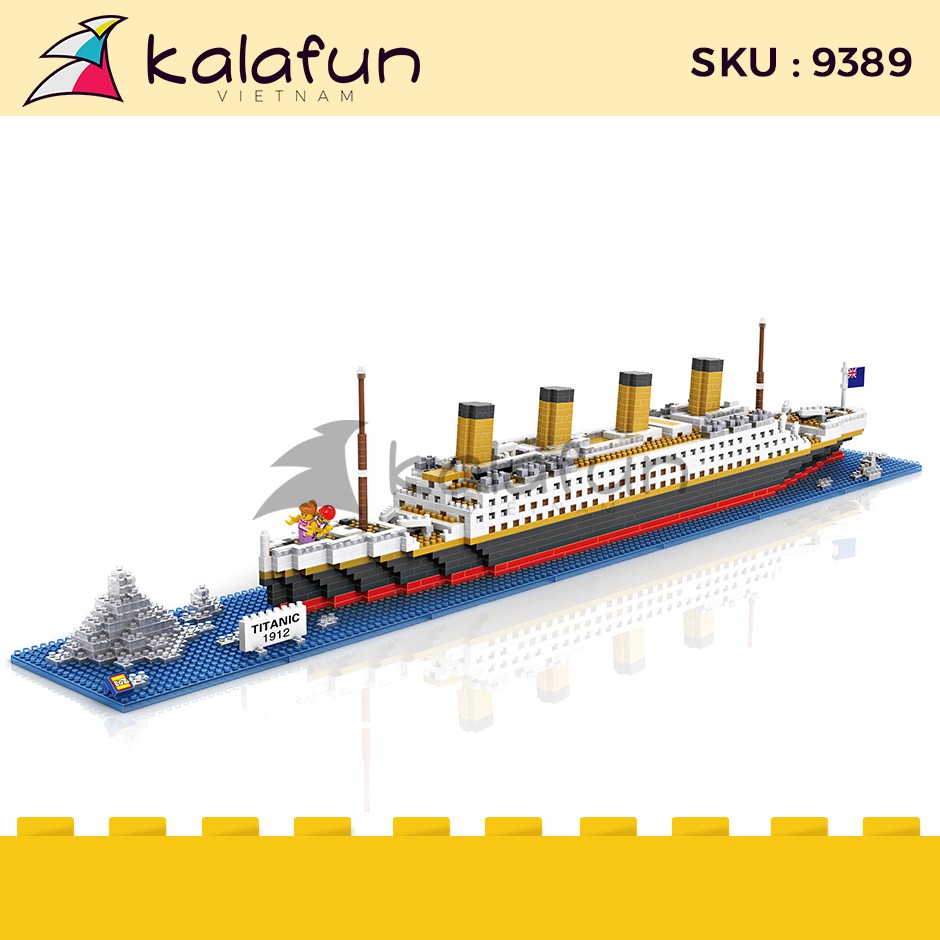 Đồ chơi lắp ráp trẻ em Tàu Titanic LOZ 9389