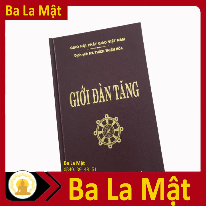 Kinh Giới Đàn Tăng Trọn Bộ Bìa Da ( BA LA MẬT SHOP )