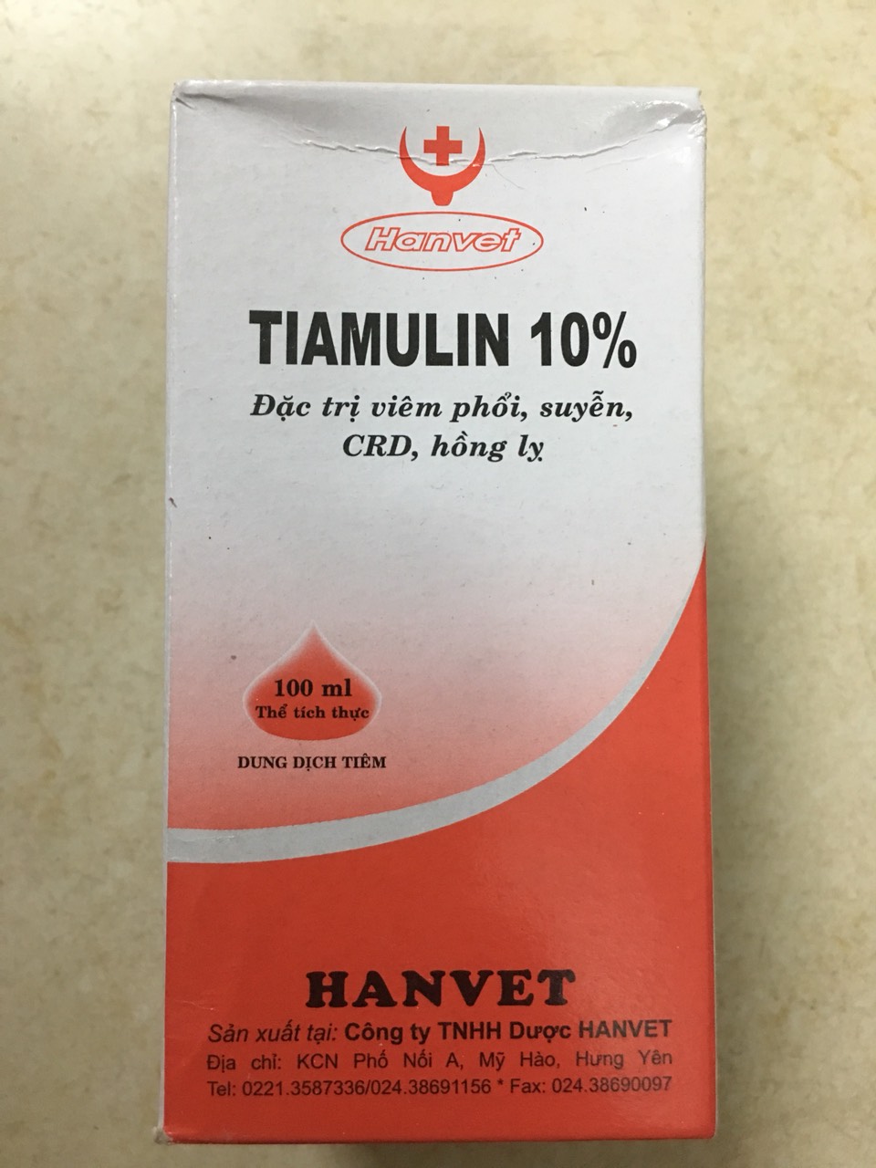 TIAMULIN 10% (100ml) - chỉ dùng trong thú y