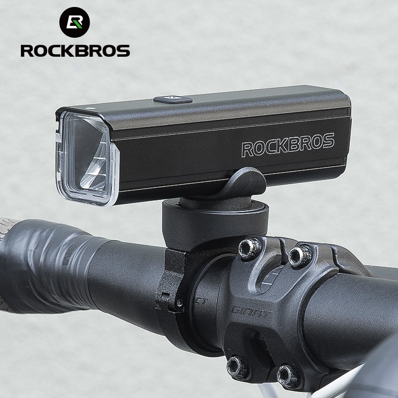 ROCKBROS Đèn Trước Xe Đạp 1000LM Type-C Có Thể Sạc Lại Chống Thấm Nước Đèn Pha Xe Đạp Đã Lắp Đặt Tời Nhôm Xe Đạp Đèn Pin Đèn Pha Thiết Bị Xe Đạp