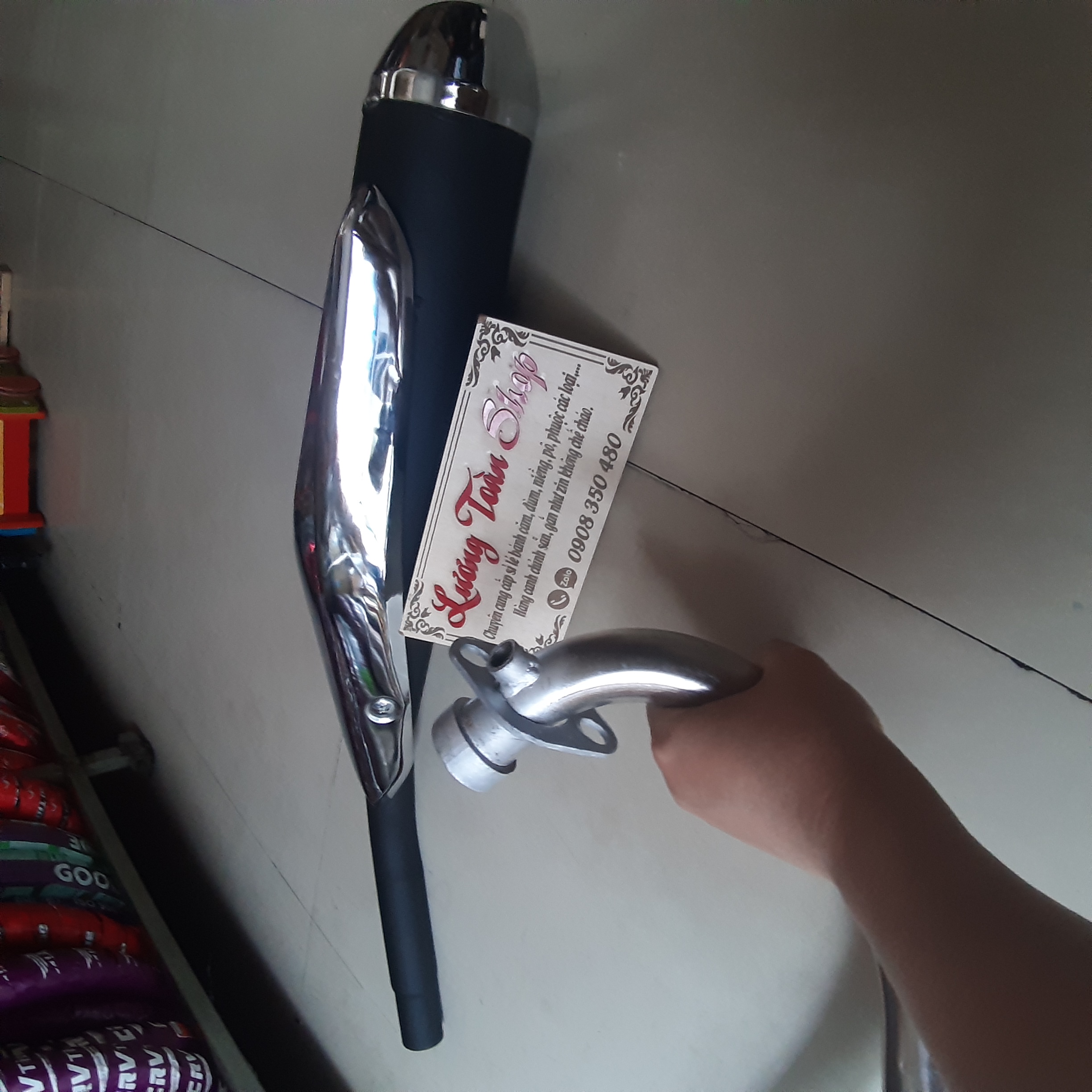 Pô RAIDER SATRIA móc sẵn full cổ như hình
