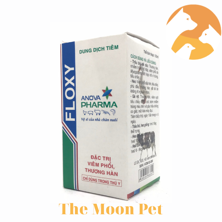 FLOXY [100 ml] Sản phẩm cho vật nuôi viêm phổi, thương hàng