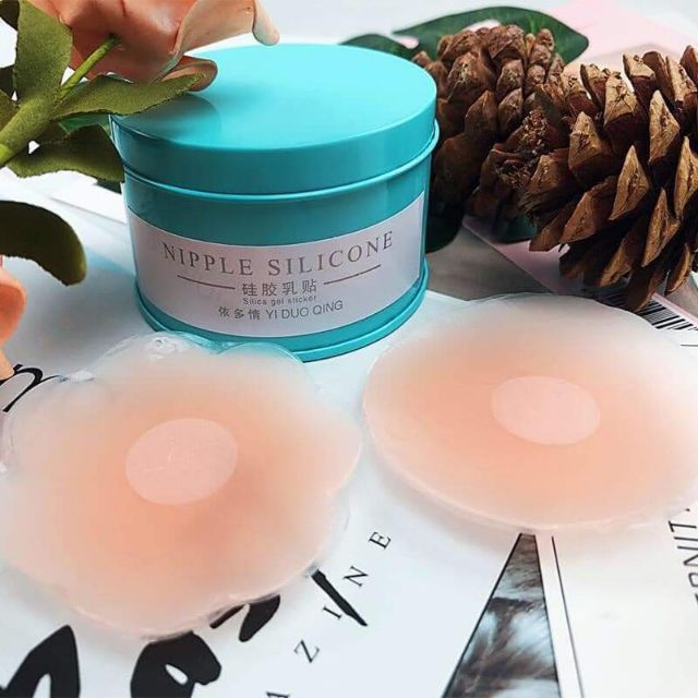 Hộp 10 Miếng Dán Ti Silicon _ Siêu Dính - Siêu Chắc