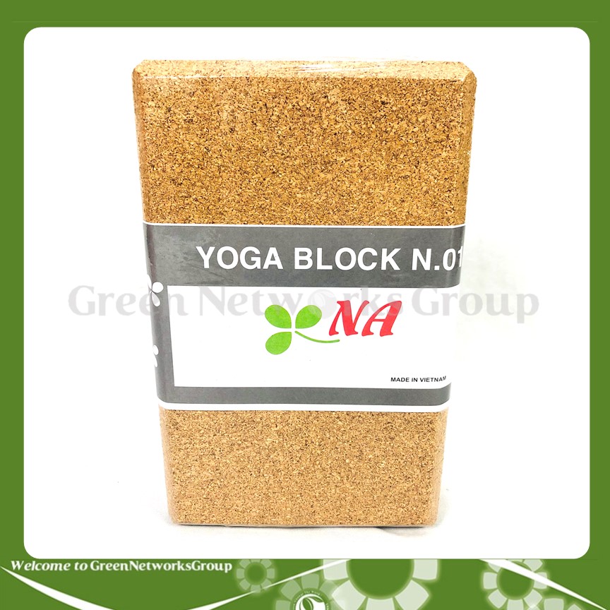 Khối gạch tập Yoga gỗ bần cao cấp Bảo Hành 12 Tháng Greennetworks