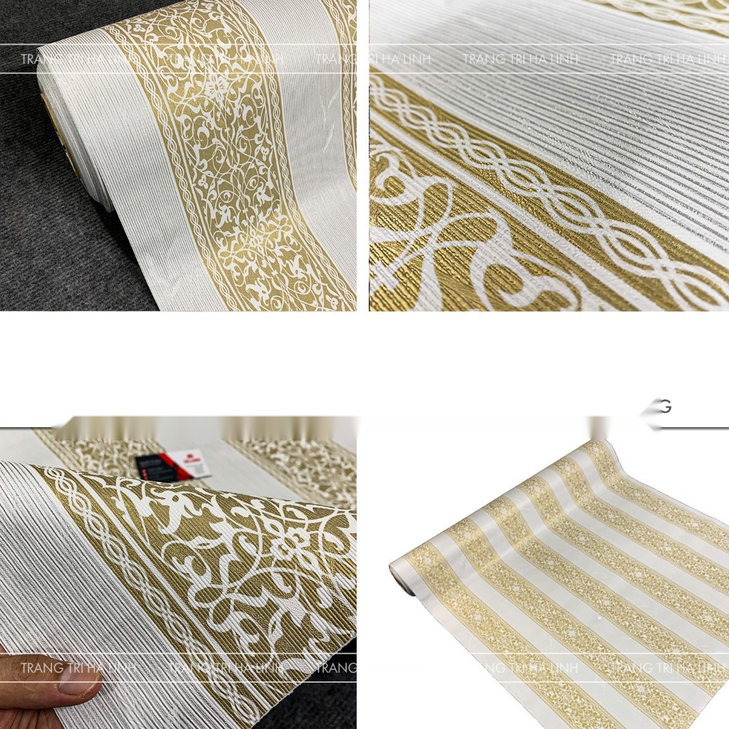 Giấy dán tường vintage cổ điển cao cấp chống thấm nước dán phòng ngủ, phòng khách nhiều mẫu hoa văn đẹp giá rẻ