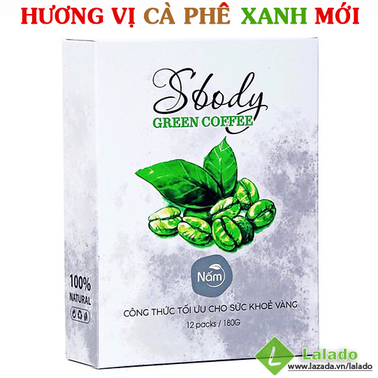 [HCM]Giảm cân cà phê xanh Sbody green coffee dạng bột pha
