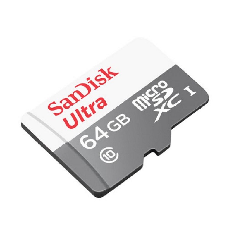 Thẻ Nhớ MicroSD Sandisk Ultra Class 10 64GB, 32GB Chính hãng, Bảo Hành 36 tháng