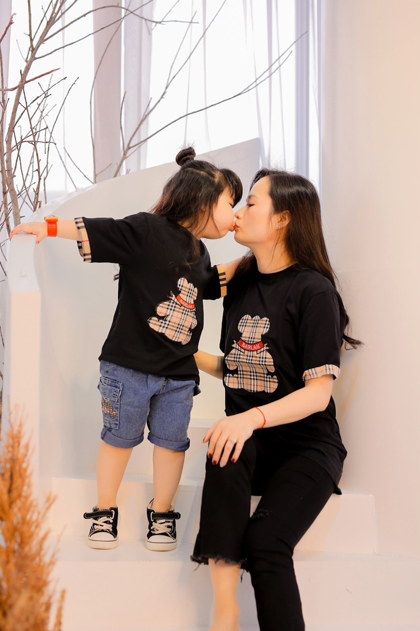 SET ÁO ĐÔI GẤU BBR MẸ BÉ